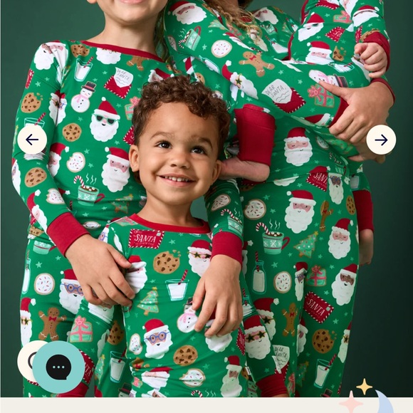 Little Sleepies Cookies for Santa Two-Piece Pajama Set - Picture 3 of 3